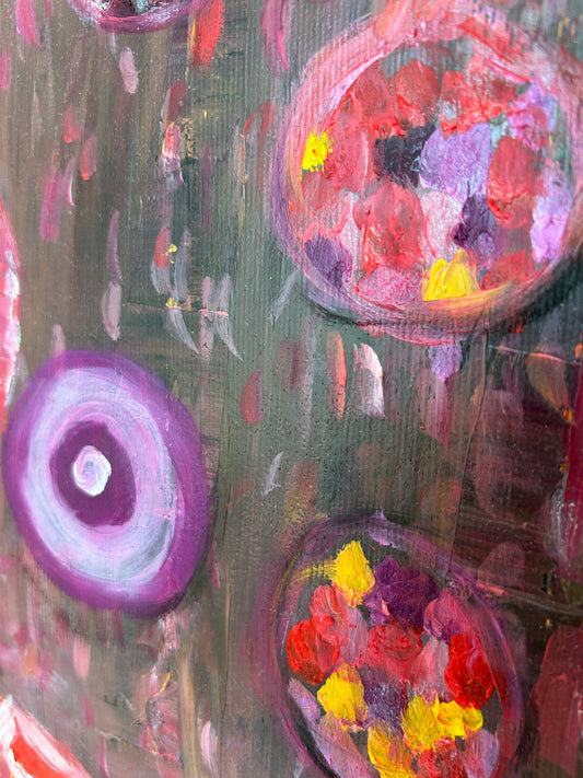 Optimistische Verzerrung oder es bleibt eine BlackBox von Martin Burri | Ölgemälde