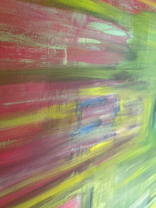 Grün von Martin Burri | Ölgemälde