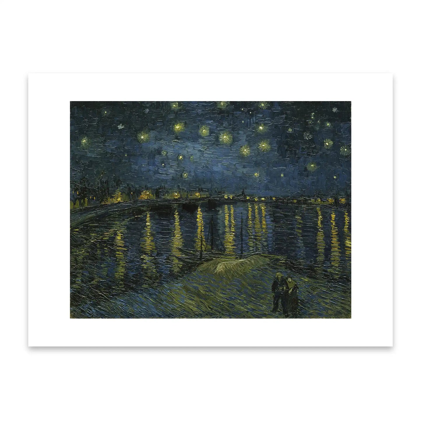 Sternennacht über der Rhone (1888) von Vincent van Gogh