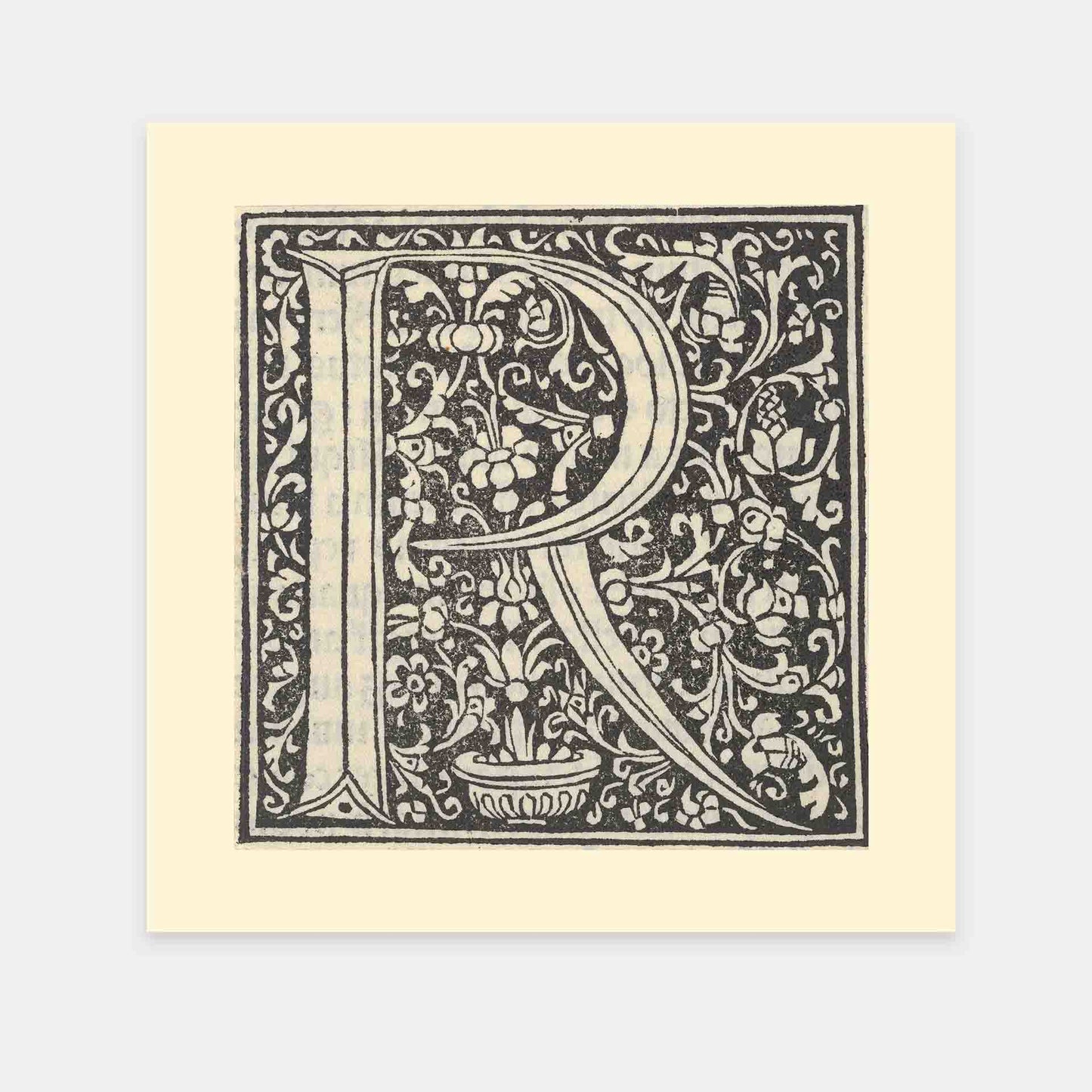 Der-Buchstabe-R-ca1495-Anonym-italienisch-15Jahrhundert