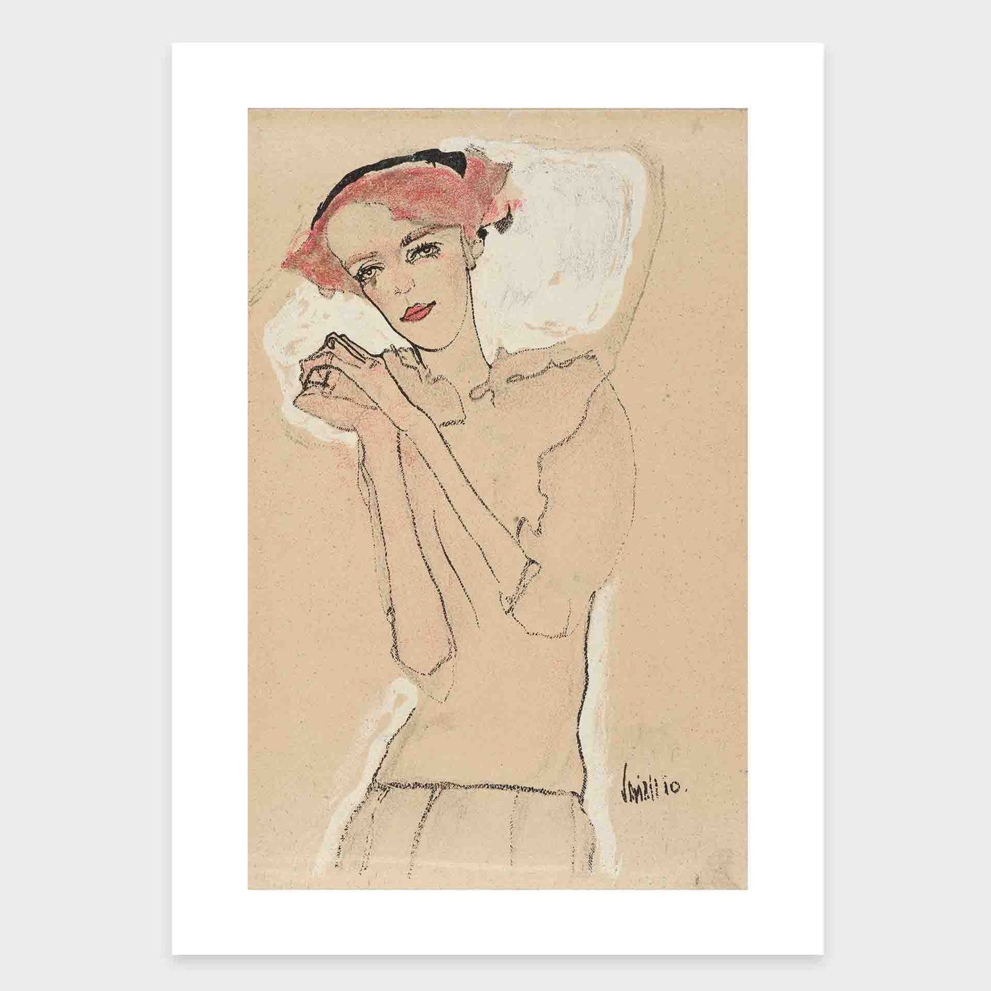 mirandolo-Portrait-of-a-Woman-1910-Egon-Schiele-Austrian-2