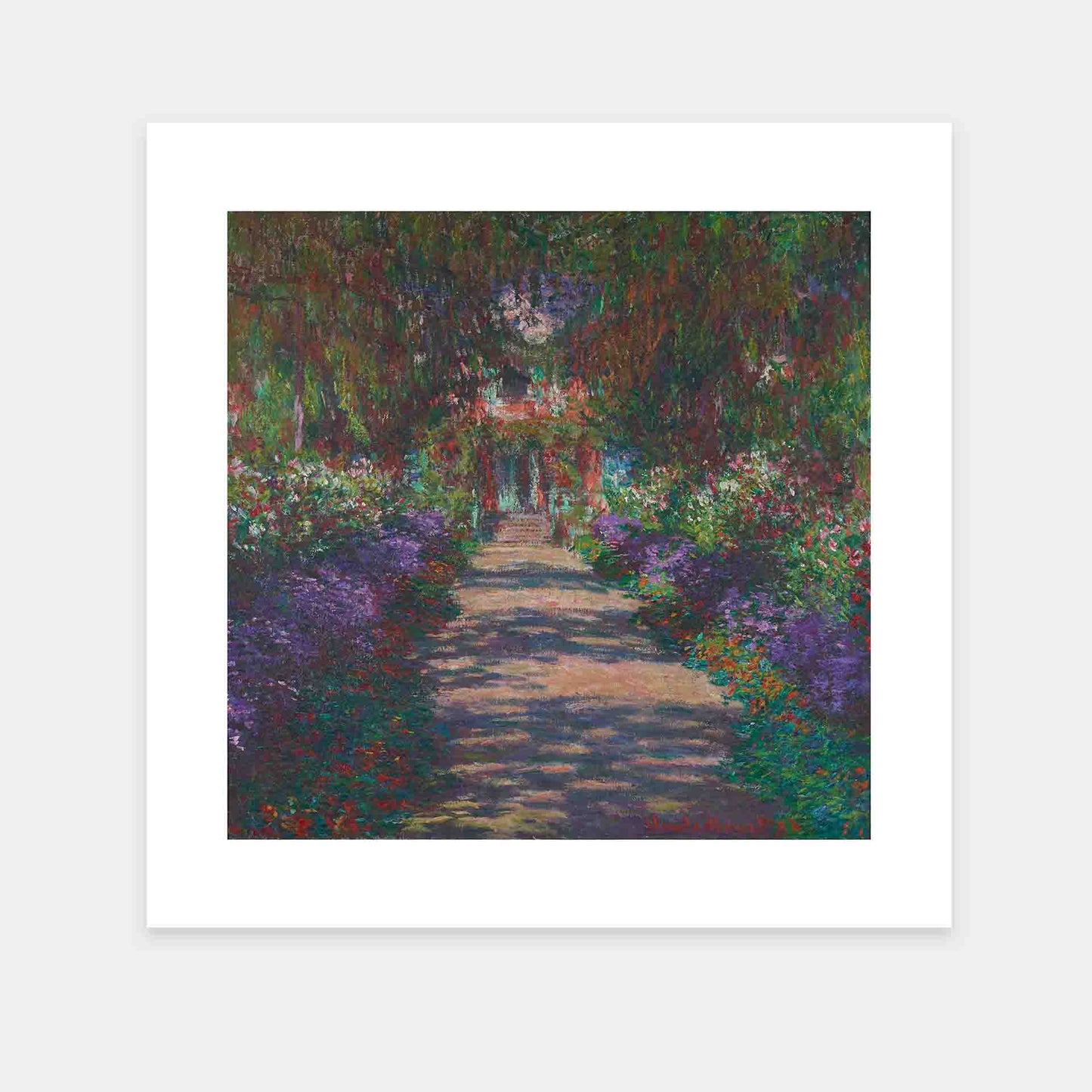 mirandolo-Claude-Monet_Eine-Allee-in-Monets-Garten-in-Giverny