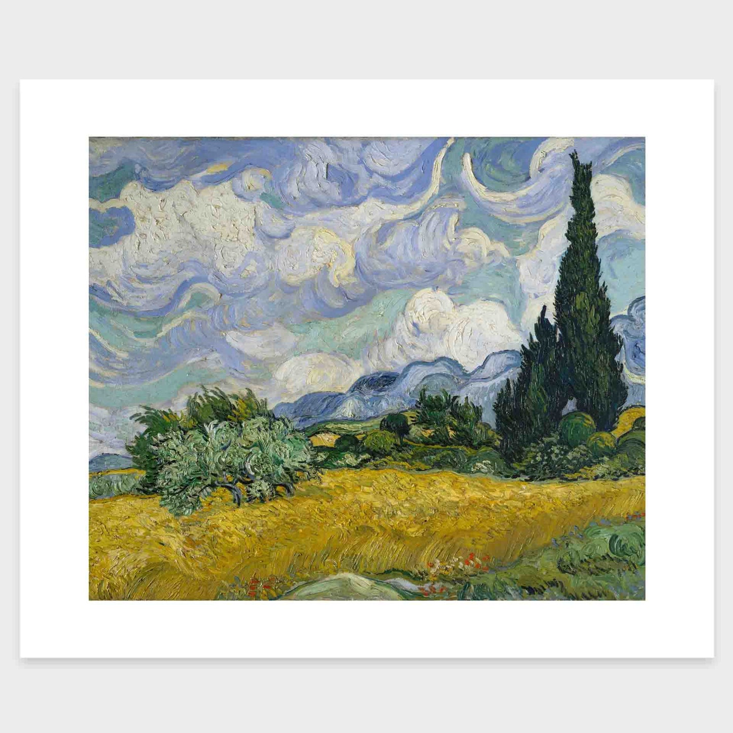 mirandolo_Kornfeld-mit-Zypressen_Vincent-van-Gogh